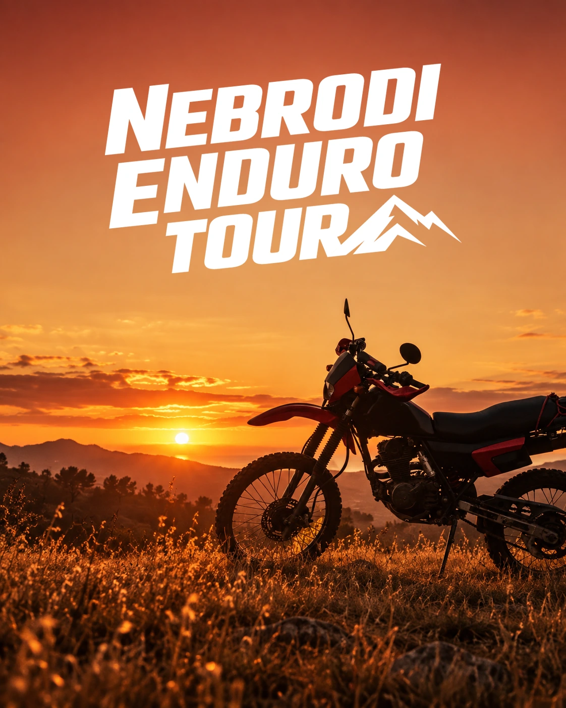Nebrodi Enduro Tour — Sunset poster