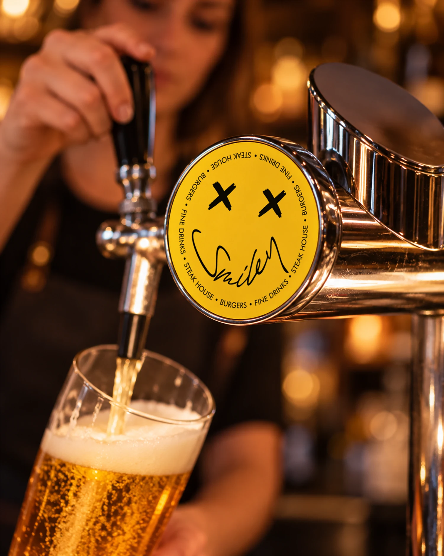 Logo Smiley Steak House: spillatore
